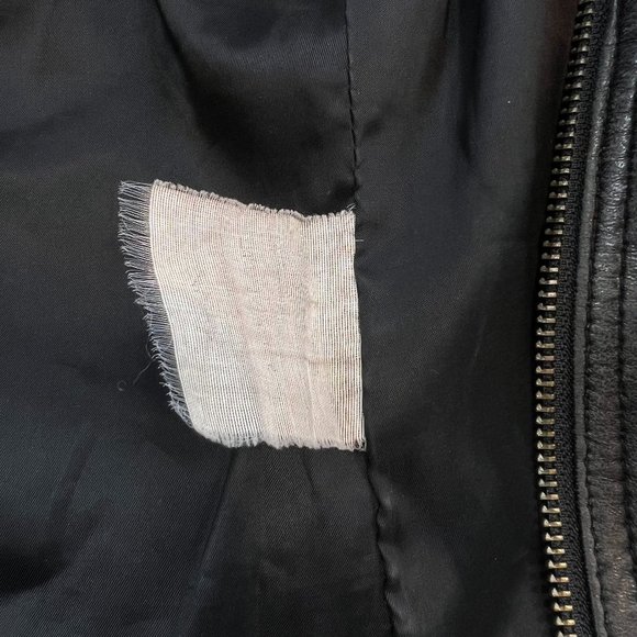 Bod & Christensen Vintage Leather Moto Jacket - Picture 7 of 14